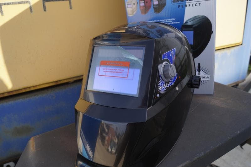 Маска BRIMA Perfect HA-1113a — фото из отзыва «Отличный шлем для работы»