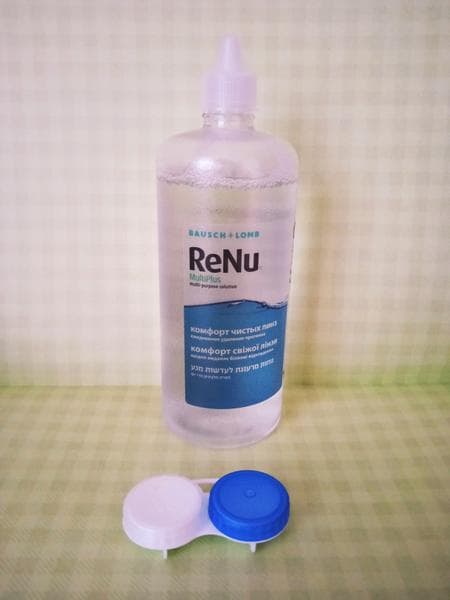 Раствор для линз ReNu Multiplus — фото из отзыва «Самый лучший раствор для линз!»