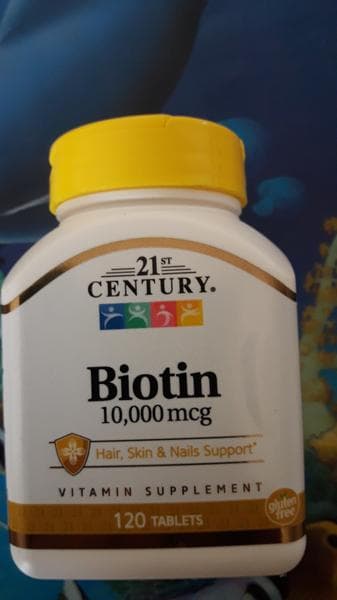 Биотин 21st Century (Biotin) — фото из отзыва «Укрепляет здоровье кожи, ногтей и волос» (1 из 4)