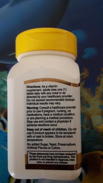 Биотин 21st Century (Biotin) — фото из отзыва «Укрепляет здоровье кожи, ногтей и волос» (2 из 4)