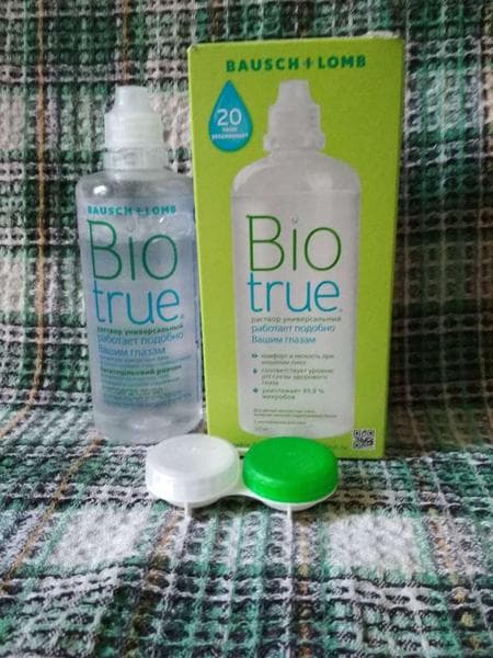 Раствор для линз Bio True — фото из отзыва «Раствор для контактных линз Biotrue» (1 из 2)