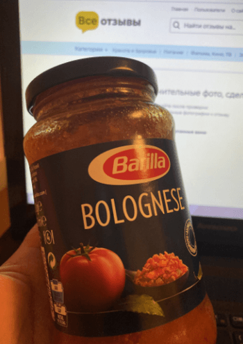 Соус болоньезе Barilla — фото из отзыва «Вкусно сократит время приготовления лазаньи»