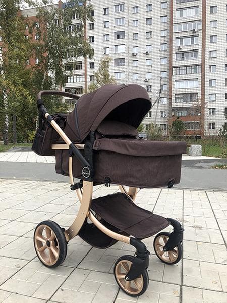 Коляска Farfello Aimile — фото из отзыва «Удобная и практичная коляска трансформер для новорожденных» (5 из 5)