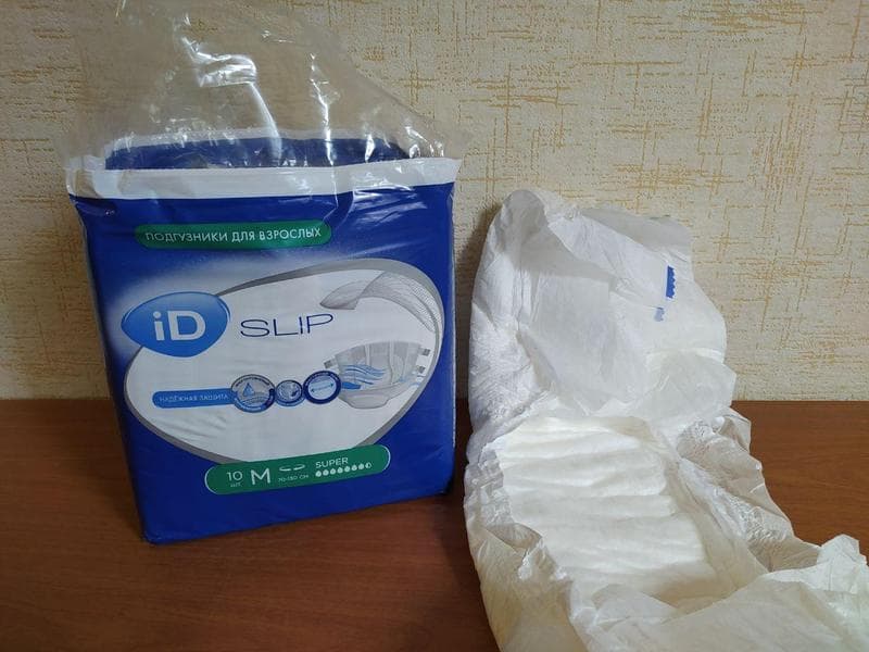Подгузники для взрослых iD Slip — фото из отзыва «Облегчение ухода за лежачим больным»