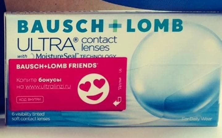 Линзы Bausch+Lomb ULTRA — фото из отзыва «Суперские линзы»