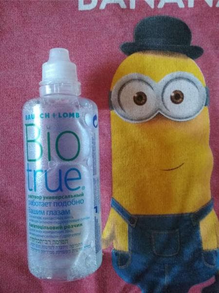 Раствор для линз Bio True — фото из отзыва «Очень понравился» (1 из 3)