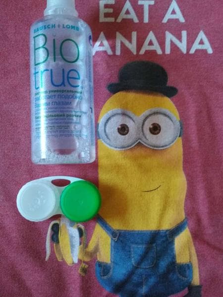 Раствор для линз Bio True — фото из отзыва «Очень понравился» (3 из 3)