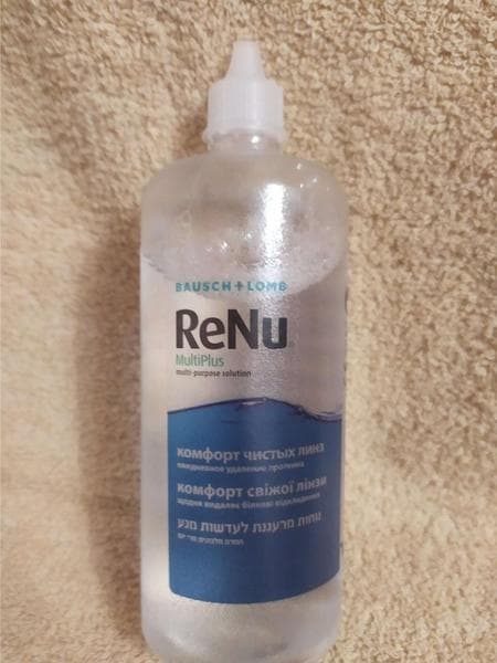 Раствор для линз ReNu Multiplus — фото из отзыва «К покупке рекомендую!»