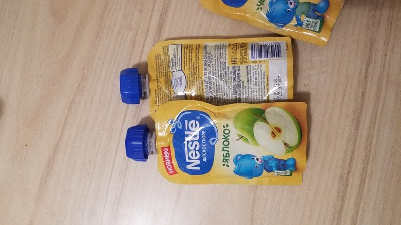 Детское пюре в пауче Nestle — фото из отзыва «Вкусная и полезная пюрешка по разумной цене.» (1 из 2)