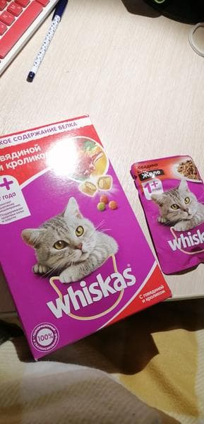 Корм для кошек whiskas — фото из отзыва «Корм хороший»