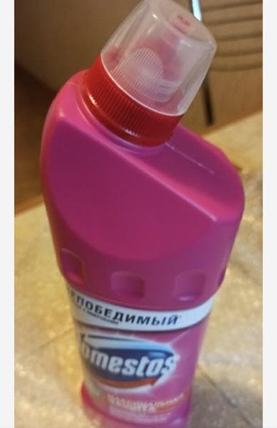 Чистящее средство Domestos — фото из отзыва «Отличное средство! хорошо справилост со своей работой, хорош» (2 из 2)