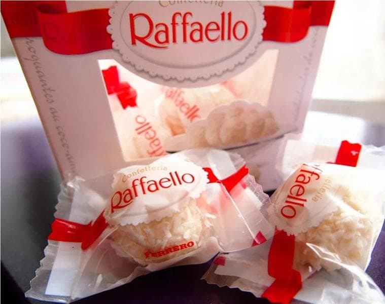 Конфеты Raffaello — фото из отзыва «Великолепные конфеты, никого не оставят равнодушными»