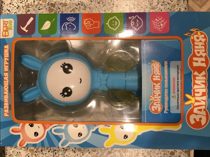 ЗайчикНяня BertToys — фото из отзыва «Зайка выручай-ка»