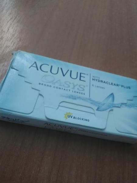 Линзы ACUVUE OASYS — фото из отзыва «Прекрасные линзы, не сушат глаза» (1 из 2)