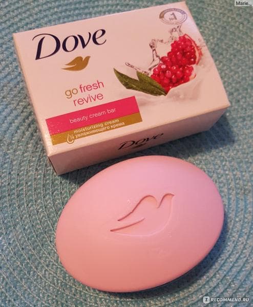 Мыло Dove  — фото из отзыва «Хорошо увлажняет кожу» (1 из 3)
