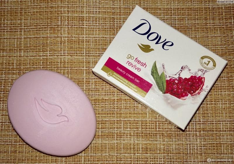 Мыло Dove  — фото из отзыва «Хорошо увлажняет кожу» (3 из 3)