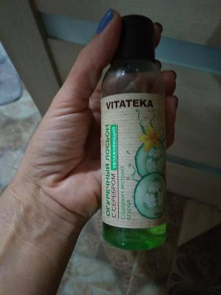 Лосьон Vitateka огуречный — фото из отзыва «За такую цену не плох»