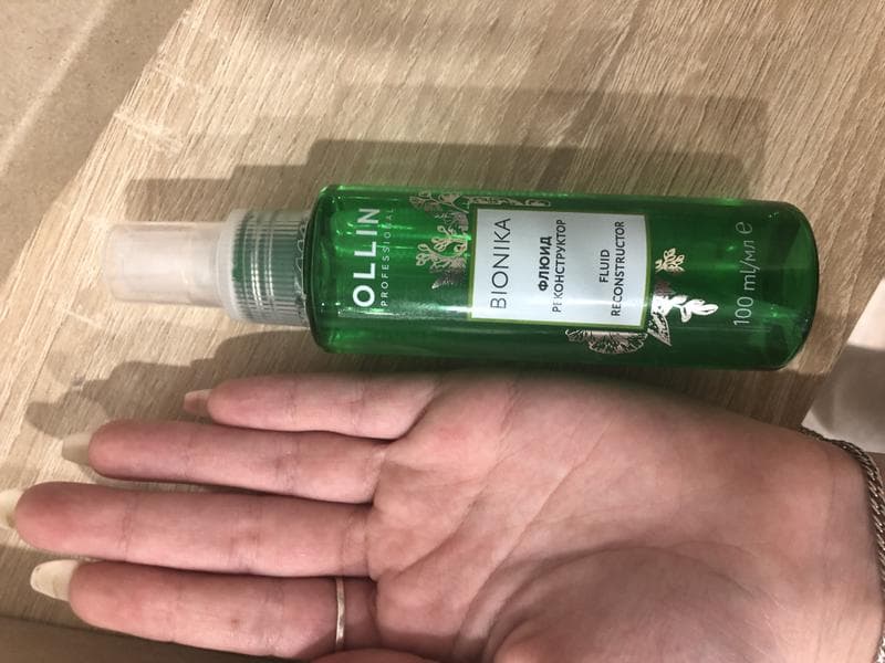 Флюид для волос OLLIN PROFESSIONAL BIONIKA — фото из отзыва «Делает волосы очень мягкими» (9 из 9)