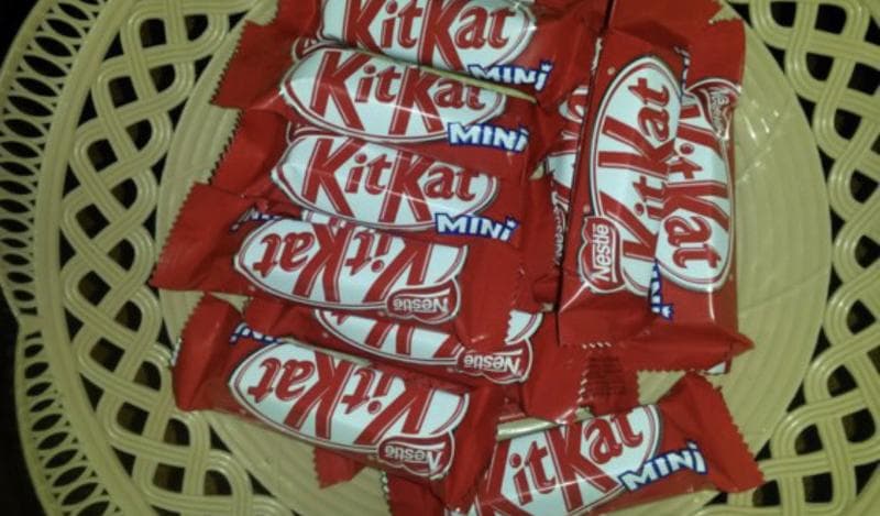 Конфеты "Nestle Kit Kat Mini" — фото из отзыва «Очень вкусная шоколадка.»