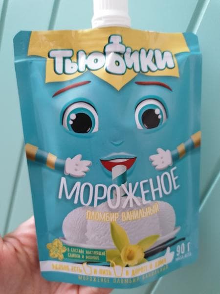 Мороженое «Тьюбики» — фото из отзыва «Вкусное лакомство»