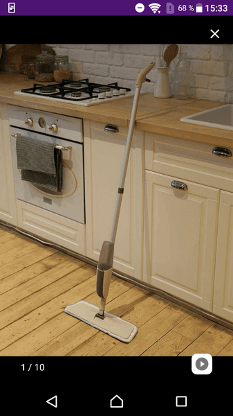 Швабра с распылителем Houseguru — фото из отзыва «Отличная функциональная швабра, хороший помощник в уборке»