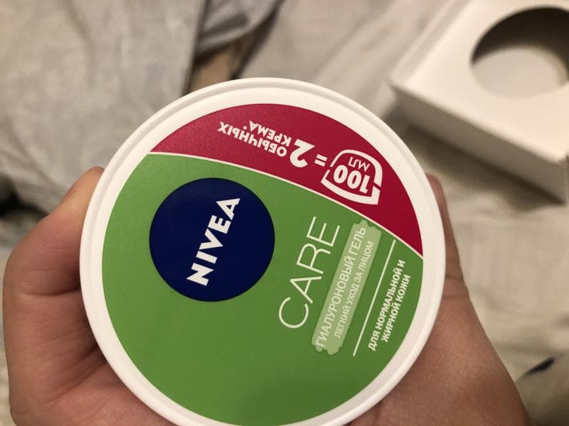 Гиалуроновый гель Nivea CARE — фото из отзыва «Приятный охлаждающий эффект»