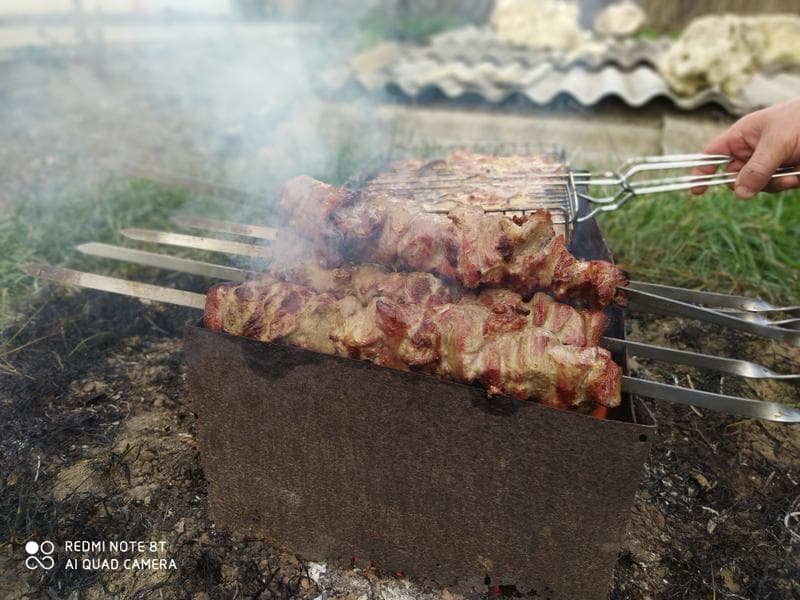 Шашлык — фото из отзыва «Очень вкусно, всем рекомендую!»