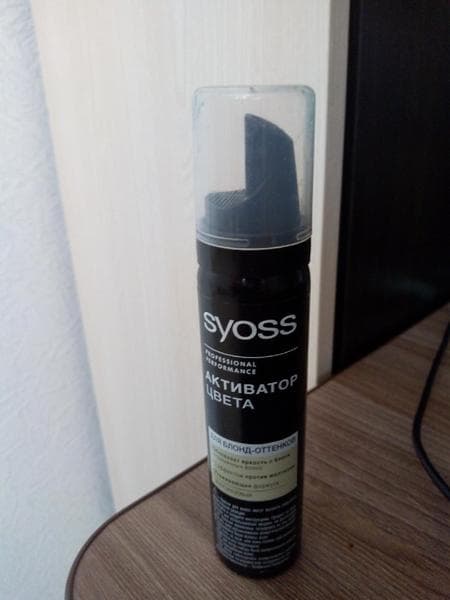 Активатор цвета Syoss блонд — фото из отзыва «Только на сильно осветленные волосы» (1 из 2)