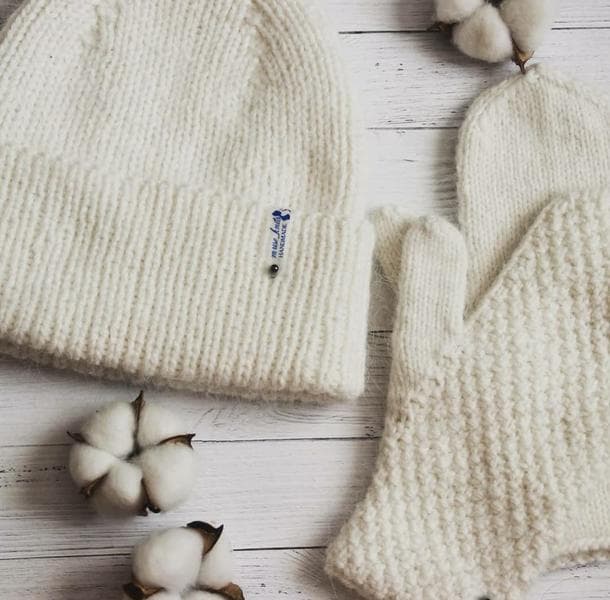 Пряжа пух норки mink wool — фото из отзыва «Очень нежная и приятная к телу»