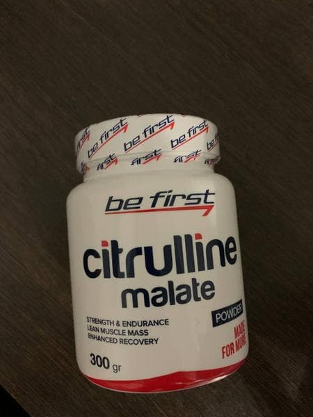 Be First Цитруллин Citrulline Malate Powder 300 гр — фото из отзыва «Работающая добавка»