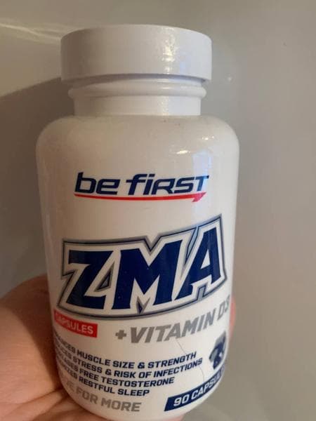 Be First ZMA + vitamin D3 90 капсул — фото из отзыва «Для укрепления организма»