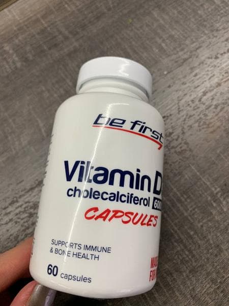 Be First Vitamin D3 60 гелевых капсул — фото из отзыва «Пьем всей семьей»