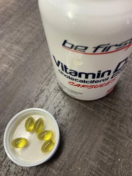 Be First Vitamin D3 60 гелевых капсул — фото из отзыва «Пьем всей семьей»