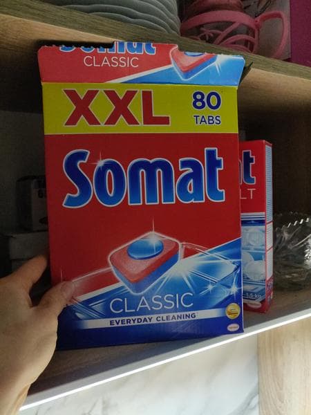 Таблетки для посудомоечной машины Somat Multi — фото из отзыва «Таблетки для посудомоечной машины, мы всегда берём только So» (1 из 2)