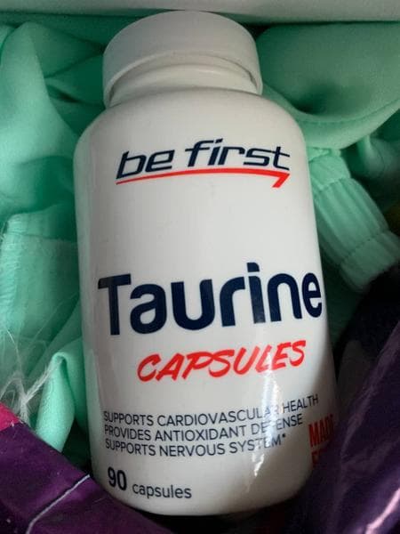 Be First Taurine (Таурин) capsules 90 капсул — фото из отзыва «Работаю на результат.»