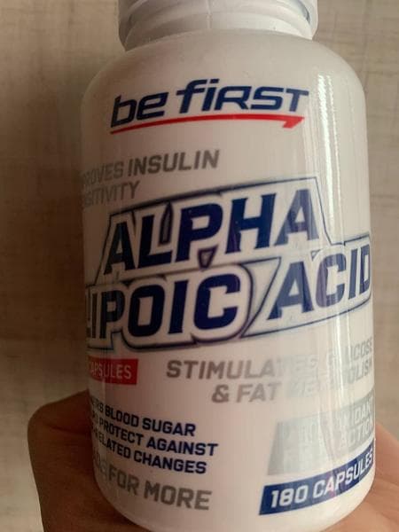 Be First Alpha lipoic acid — фото из отзыва «Помогает в похудении»