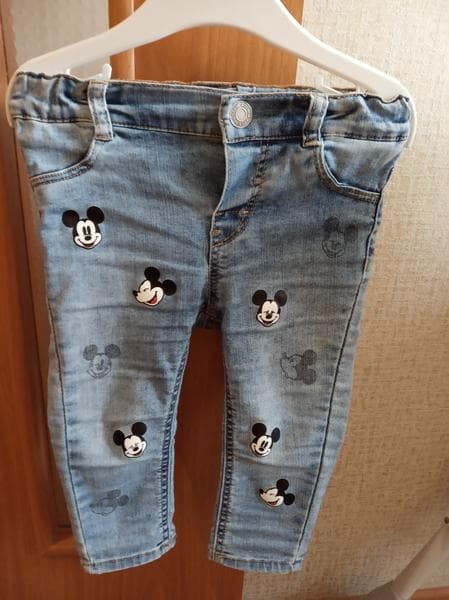 Джинсы h&m с рисунком — фото из отзыва «Джинсы для модниц из h&m.»