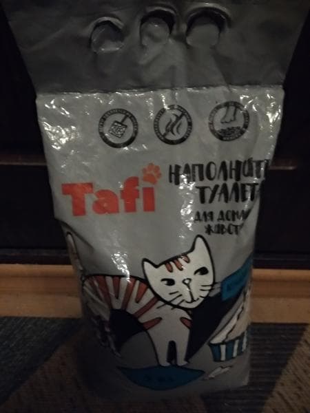 Tafi наполнитель для кошачьего туалета — фото из отзыва «Хороший наполнитель, можно брать» (1 из 3)