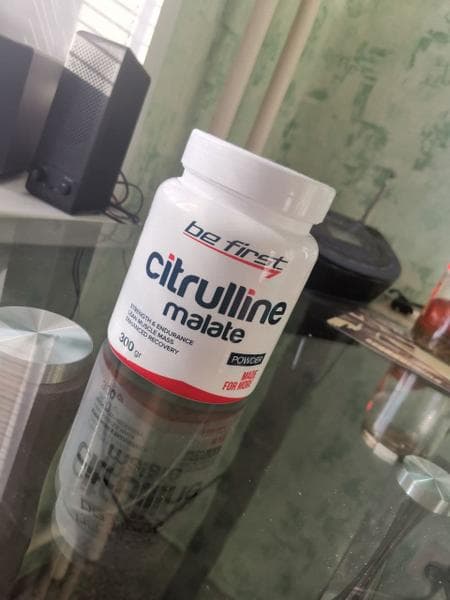 Be First Цитруллин Citrulline Malate Powder 300 гр — фото из отзыва «Помогает согнать подкожный жир»