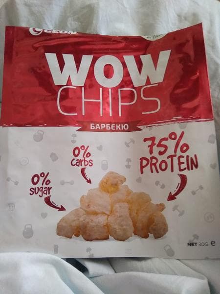 WOW Protein Chips Geon протеиновые чипсы Барбекю — фото из отзыва «И чипсы бывают полезными» (1 из 2)