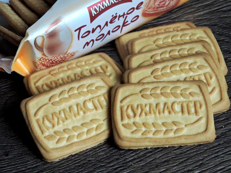 Печенье "Топлёное молоко" Кухмастер — фото из отзыва «Очень вкусное.»