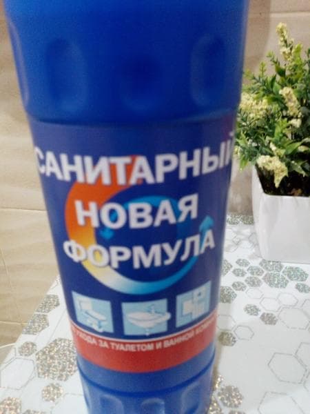 Санитарный гель новая формула — фото из отзыва «Вода»