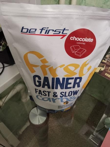 Be First Гейнер First GAINER 1000 гр — фото из отзыва «Быстрое действие»