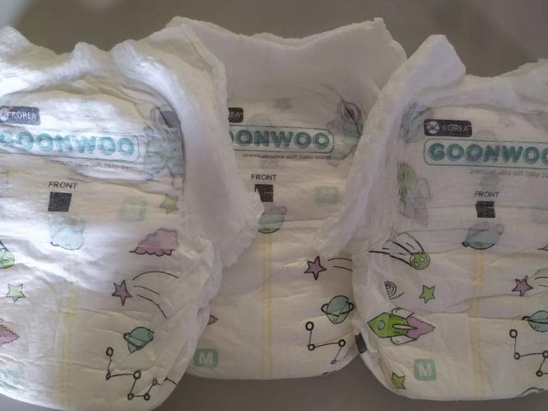 GOONWOO — фото из отзыва «Нам понравились эти подгузники-трусики» (2 из 2)
