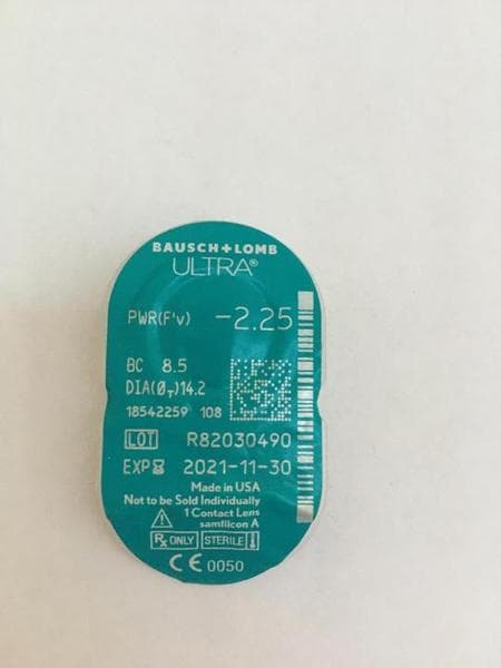 Линзы Bausch+Lomb ULTRA — фото из отзыва «Глазам очень комфортно»