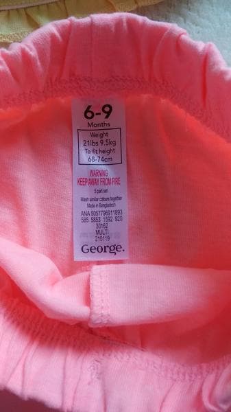 Детские шортики для девочки George — фото из отзыва «Хорошие, хлопковые шортики.»