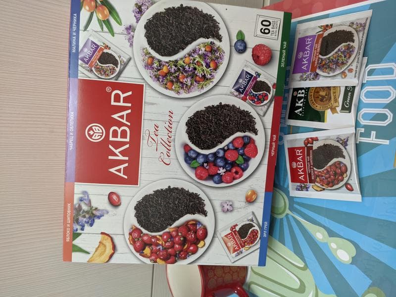 Akbar Tea Collection подарочный набор чая — фото из отзыва «Отличное ассорти чая» (1 из 3)