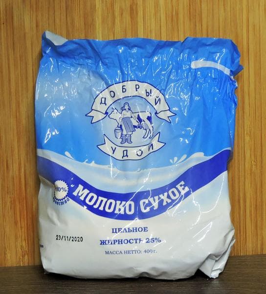 Молоко сухое "Добрый удой" — фото из отзыва «Для каш и омлетов.»