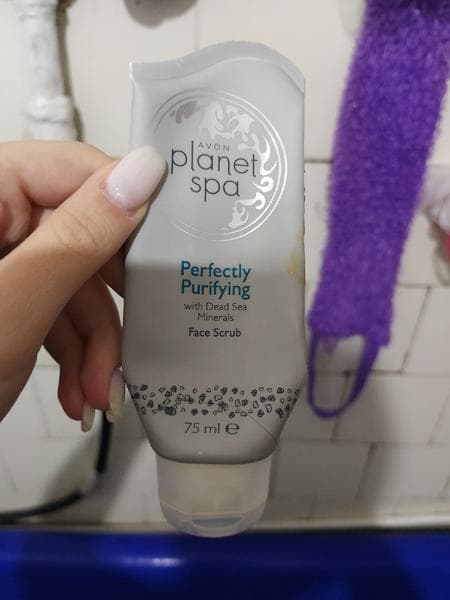 Маска-скраб для лица Avon planet spa Perfectly Purifying — фото из отзыва «Хорошая маска-скраб для лица.»
