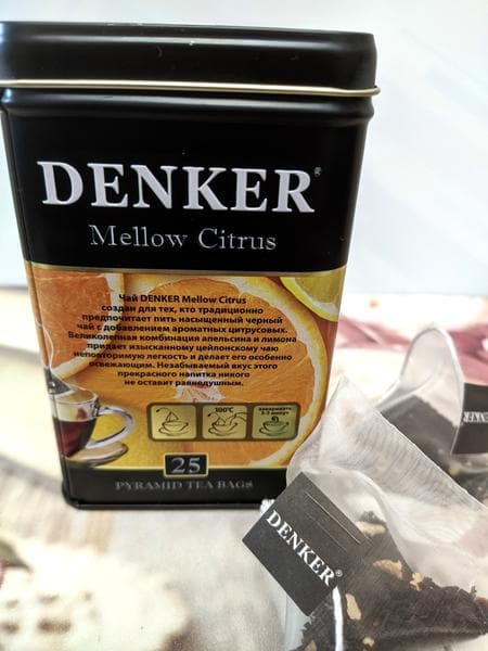 DENKER "Mellow Citrus" — фото из отзыва «Бодрящий ароматный чай» (2 из 3)